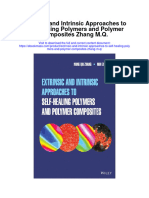 Download Extrinsic And Intrinsic Approaches To Self Healing Polymers And Polymer Composites Zhang M Q full chapter