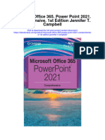 Download Microsoft Office 365 Power Point 2021 Comprehensive 1St Edition Jennifer T Campbell full chapter