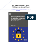 Democracy Without Politics in Eu Citizen Participation Alvaro Oleart Full Chapter