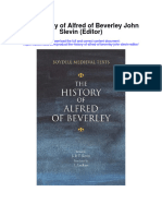 The History of Alfred of Beverley John Slevin Editor Full Chapter