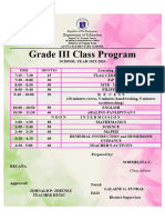 Class Program 2024 Latest