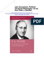 Download F A Hayek Economics Political Economy And Social Philosophy 1St Ed Edition Peter J Boettke full chapter