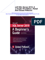 Microsoft SQL Server 2019 A Beginners Guide 7Th Edition Retail Edition Dusan Petkovic Full Chapter