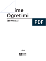 Kelime Öğretimi: Özay Karadağ