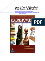 Reading Power 2 Fourth Edition Part1 Linda Jeffries Beatrice S Mikulecky All Chapter