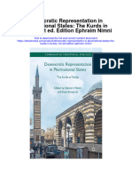 Download Democratic Representation In Plurinational States The Kurds In Turkey 1St Ed Edition Ephraim Nimni full chapter