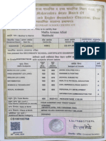 Arman Mulla 10th Certificate