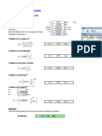 Tiempo de Concentracion Excel