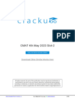 CMAT 4th May 2023 Slot-2 by Cracku