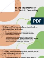 The Use and Importance of Assessment Tools in Counseling