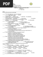 Third Quarterly Exam