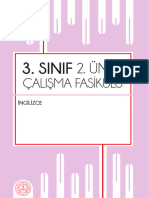 3 Sinif 2 Unite Calisma Fasikulu Ingilizce