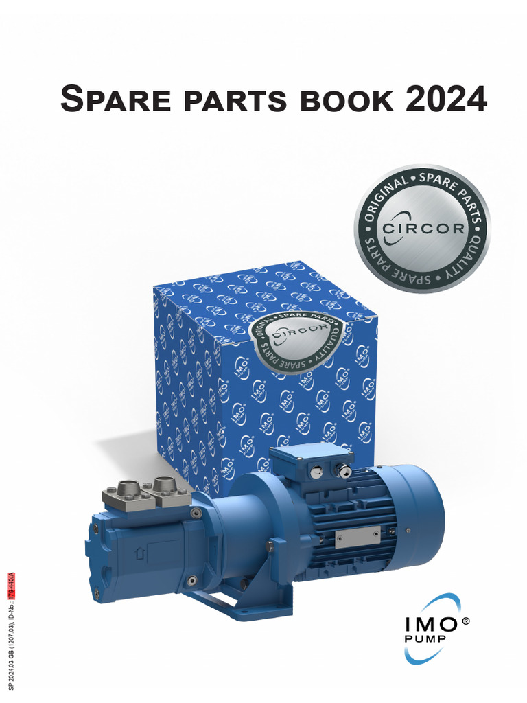 IMO Pump Spare Parts Catalog 2024 | PDF | Pump | Bearing (Mechanical)