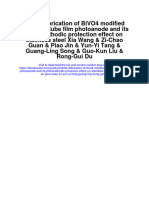Download Facile Fabrication Of Bivo4 Modified Tio2 Nanotube Film Photoanode And Its Photocathodic Protection Effect On Stainless Steel Xia Wang Zi Chao Guan Piao Jin Yun Yi Tang Guang Ling Song Guo K full chapter