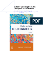Download Dental Anatomy Coloring Book 4Th Edition Margaret J Fehrenbach full chapter