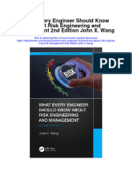 Download What Every Engineer Should Know About Risk Engineering And Management 2Nd Edition John X Wang all chapter