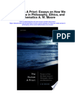 Download The Human A Priori Essays On How We Make Sense In Philosophy Ethics And Mathematics A W Moore full chapter