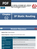 Chapter 2 - IP Static Routing