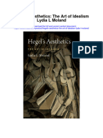 Hegels Aesthetics The Art of Idealism Lydia L Moland Full Chapter
