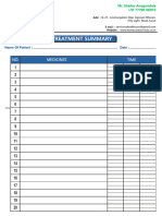 Treatment Summary