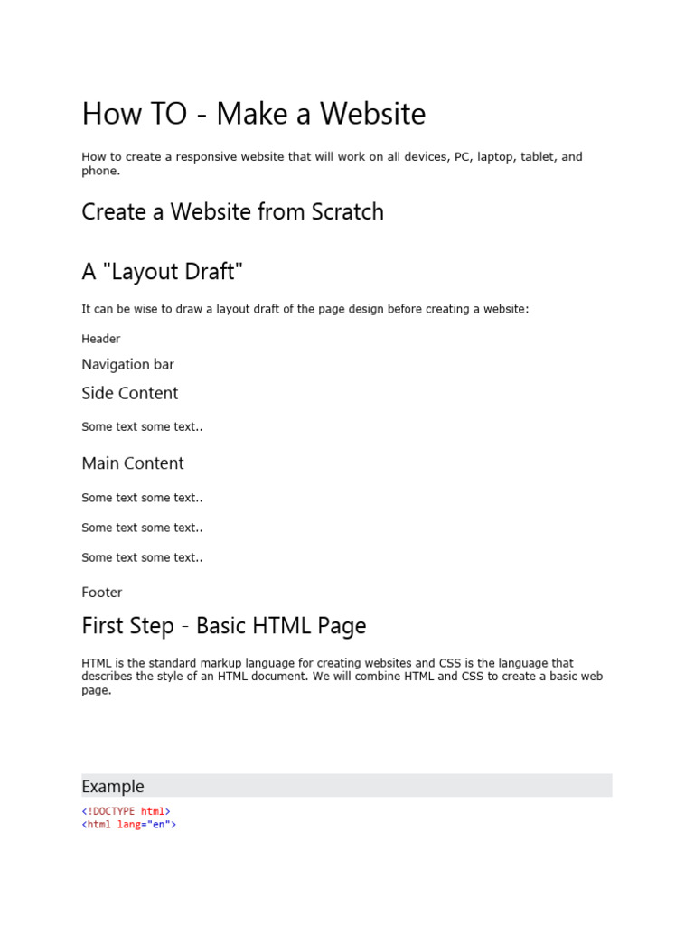 Website download free pdf html hypertext
