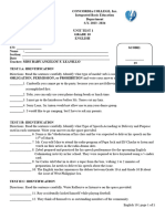 G10 English Unit Test 1