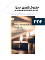 Download Faith Identity And Homicide Exploring Narratives From A Therapeutic Prison 1St Edition Shona Robinson Edwards full chapter