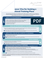 At A Glance: Visa For Seeking A Vocational Training Place: Check The Requirements