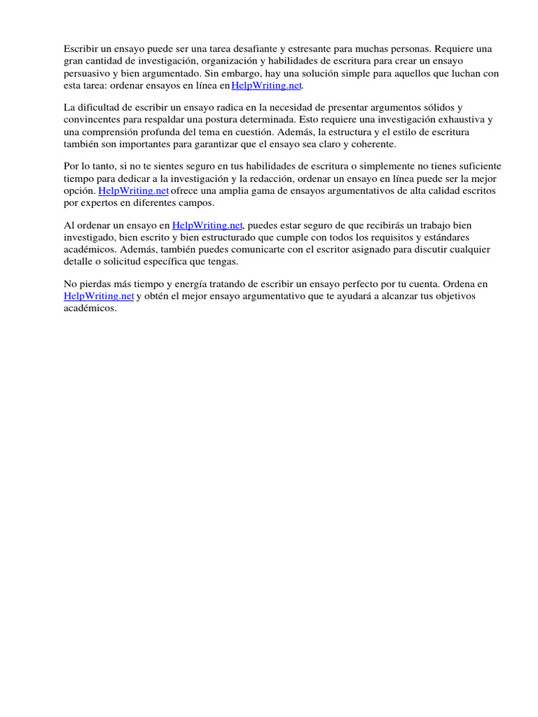 Los Mejores Ensayos Argumentativos | PDF | Ensayos | Escritura