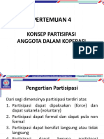 Pertemuan 4: Konsep Partisipasi Anggota Dalam Koperasi