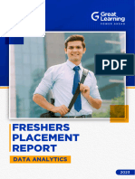 Freshers Placement Report For Glca 2023