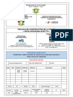 301- Procedure d'execution - Fourniture et Mise en oeuvre de graveleux latéritiques naturels pour couche de fondation