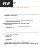 AO2 Worksheet 6 Effects of Numerical Changes