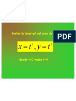 Longitud Arco Parametricas