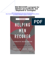 Download Helping Men Recover A Program For Treating Addiction Cjs Workbook 2Nd Edition Stephanie S Covington full chapter