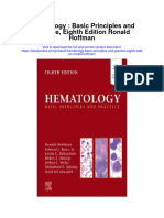 Hematology Basic Principles and Practice Eighth Edition Ronald Hoffman Full Chapter