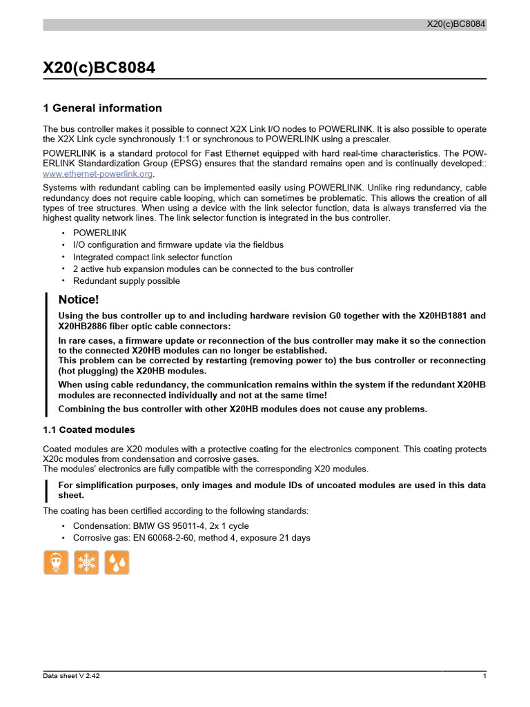 X20bc8084-Eng V2.42 | PDF | Electrical Engineering | Physical Layer ...