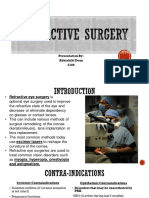 Surgeries For Refractory Errors of Eye