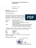 Surat Permohonan SPPD Ke Probolinggo