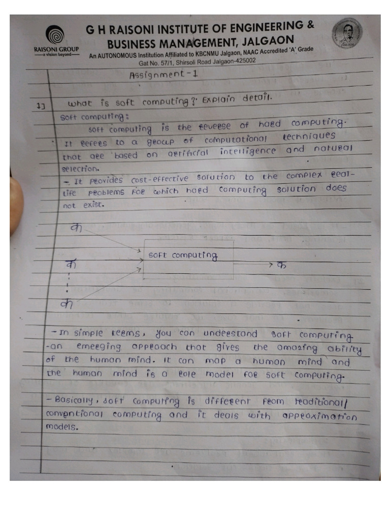SC Assignment No.1 | PDF