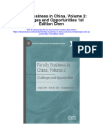 Download Family Business In China Volume 2 Challenges And Opportunities 1St Edition Chen full chapter