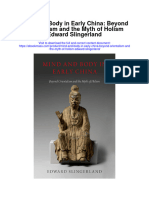 Mind and Body in Early China Beyond Orientalism and The Myth of Holism Edward Slingerland Full Chapter