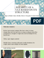 The Polarity of A Molecule Based On Its Structure