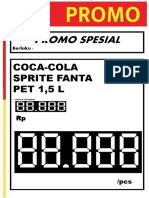 Promo Spesial: Coca-Cola Sprite Fanta PET 1,5 L