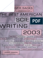 Sacks, Oliver (Ed.) - The Best American Science Writing, 2003 (HarperCollins, 2003)
