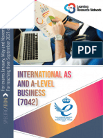International - AS - A - Level - Mmbusiness 9609