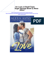 Download Recipe For Love A Small Town Romance Sugar Springs Book 5 Alexa Aston all chapter