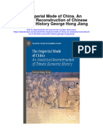 Download The Imperial Mode Of China An Analytical Reconstruction Of Chinese Economic History George Hong Jiang full chapter