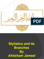 2. Stylistics and Its Branches