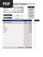 Excel Money Management Templates